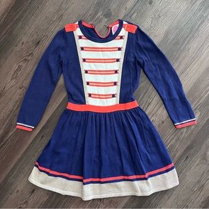 Mini Boden Nutcracker Sweater Dress